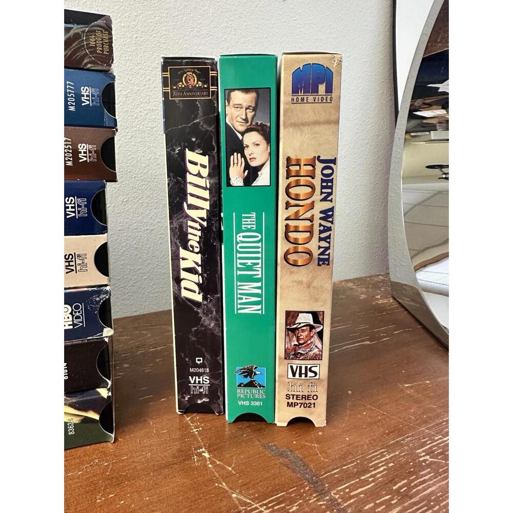 Vintage Western/Cowboy Films Vhs Bundle x22 Good Used Condition Cowboy Ranchers